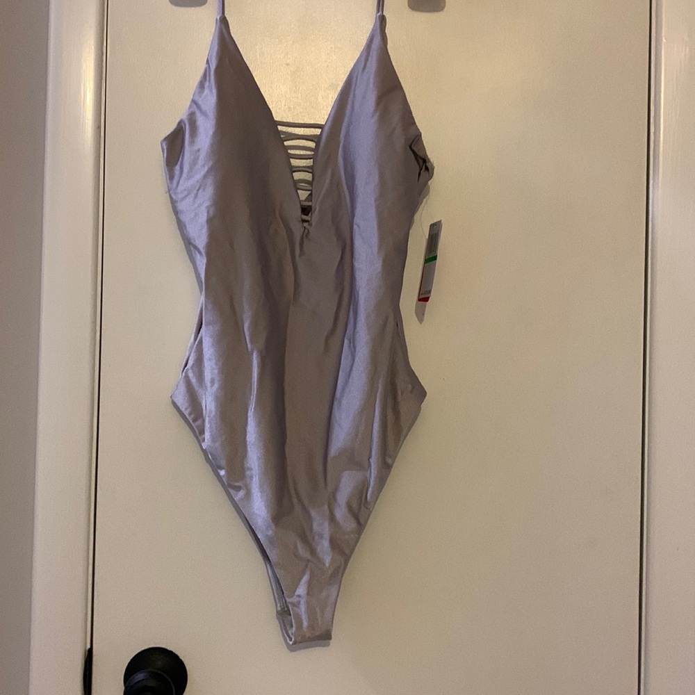 Gossip gray one piece swimsuit